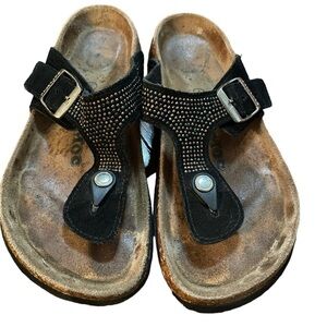 Softmoc Embellished Thong Sandals 7